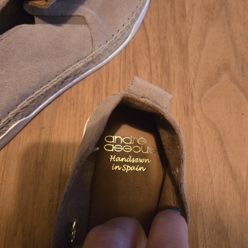 Andre Assous Women's Suede Espadrilles - Tan Size 40 - Picture 9 of 9